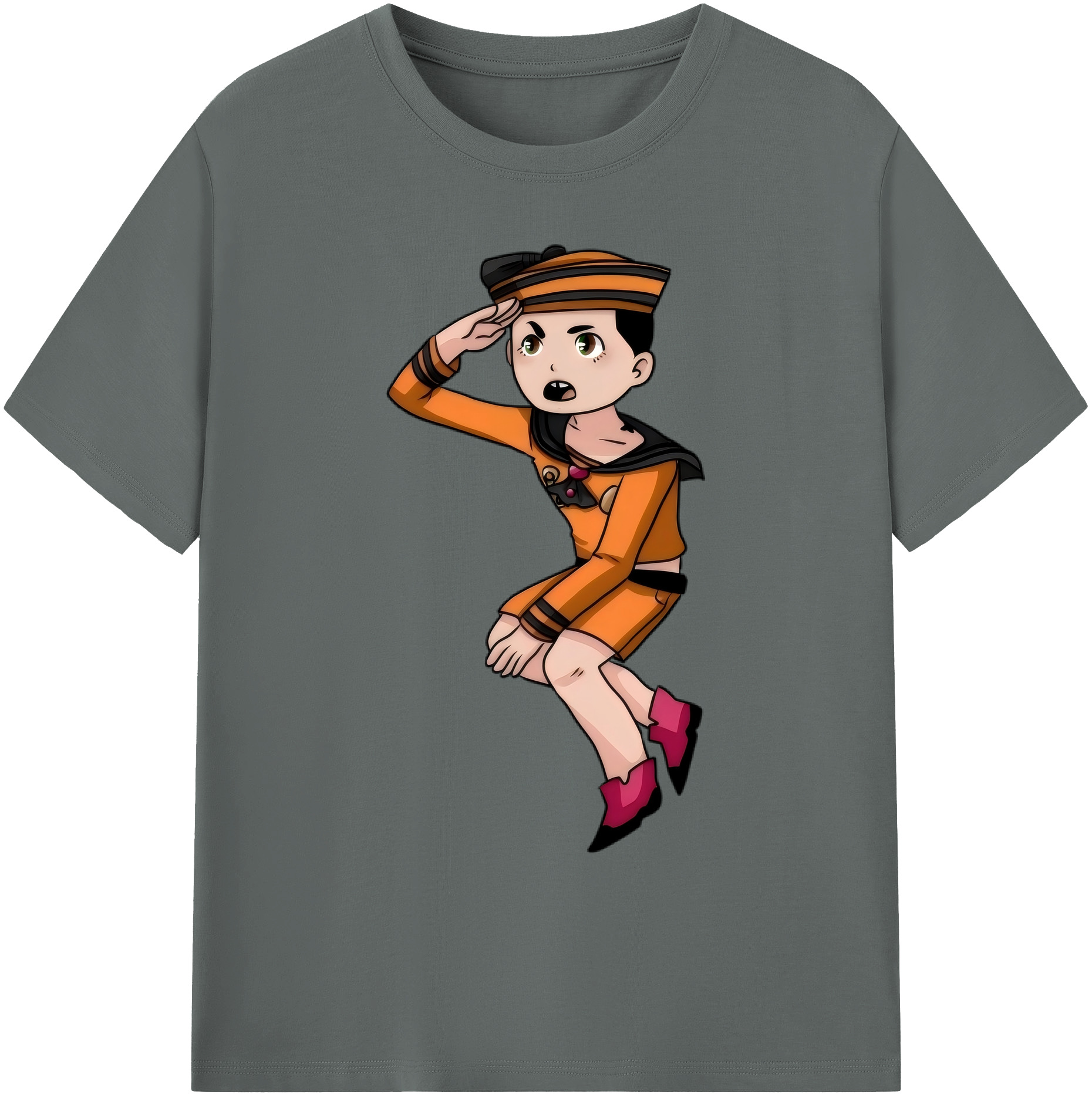 （画像用） ジョジョの奇妙な冒険 東方定助 JoJo's Bizarre Adventure Higashikata Josuke 綿100％ メンズ半袖Tシャツ｜肌触りやわらか＆通気性
